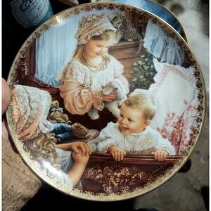 Reco Moments at Home Limited Edition Porcelain Collector Plate Sandra Kuck